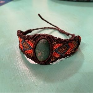 Southwestern Adjustable Bracelet with Turquoise